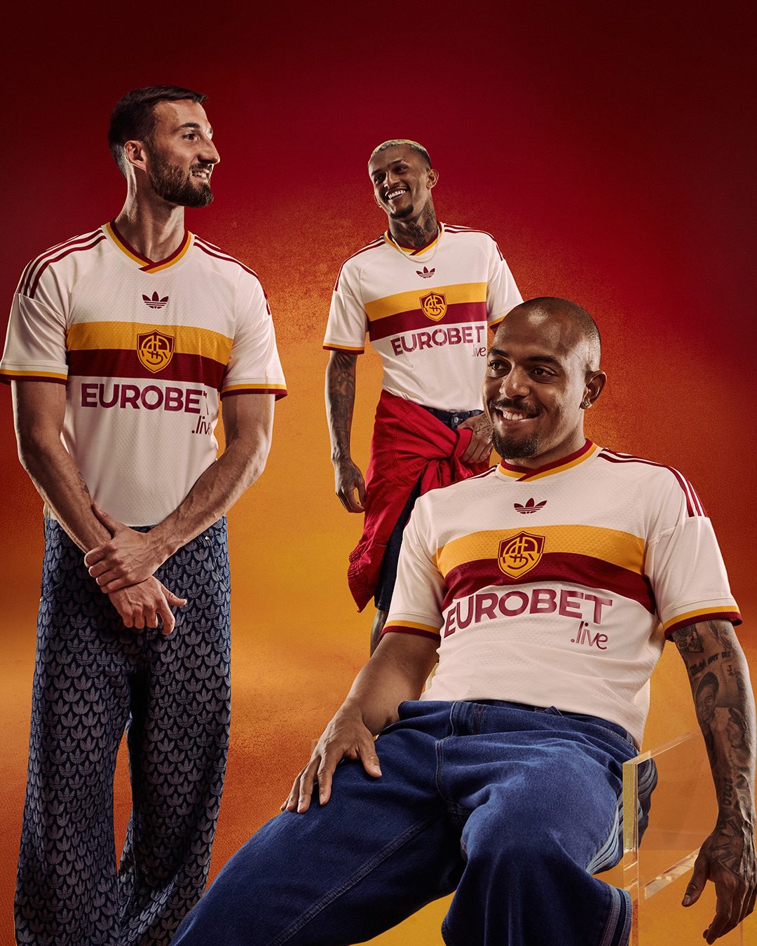 adidas y AS Roma crean un uniforme de visitante 2026/27 que se convierte en clásico instantáneo