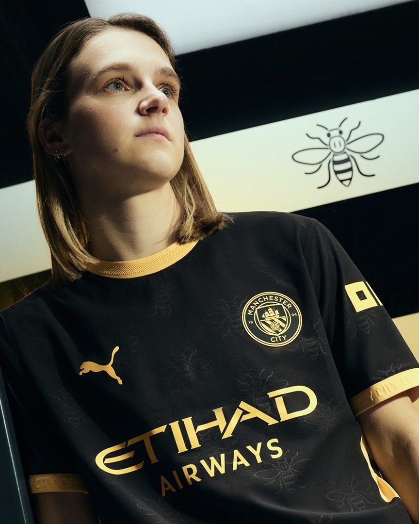 PUMA y Manchester City presentan su uniforme visitante 2026/27: un homenaje a la abeja de Manchester