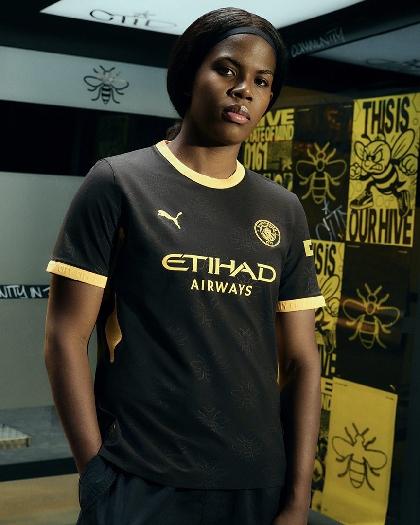 PUMA y Manchester City presentan su uniforme visitante 2026/27: un homenaje a la abeja de Manchester