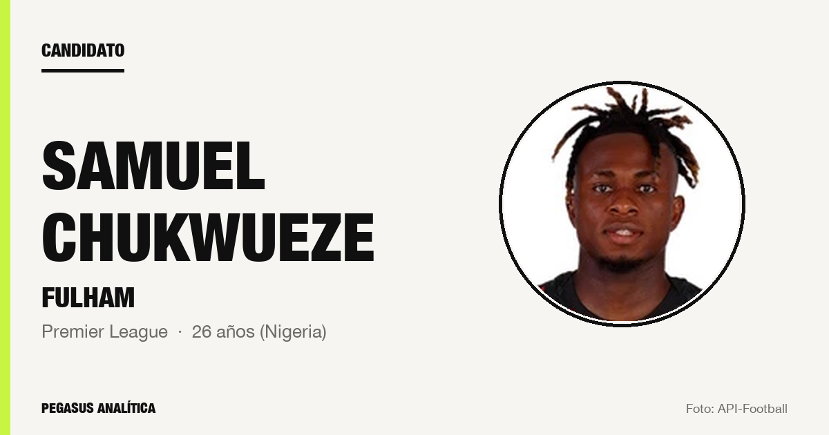Candidato: Samuel Chukwueze (Fulham)