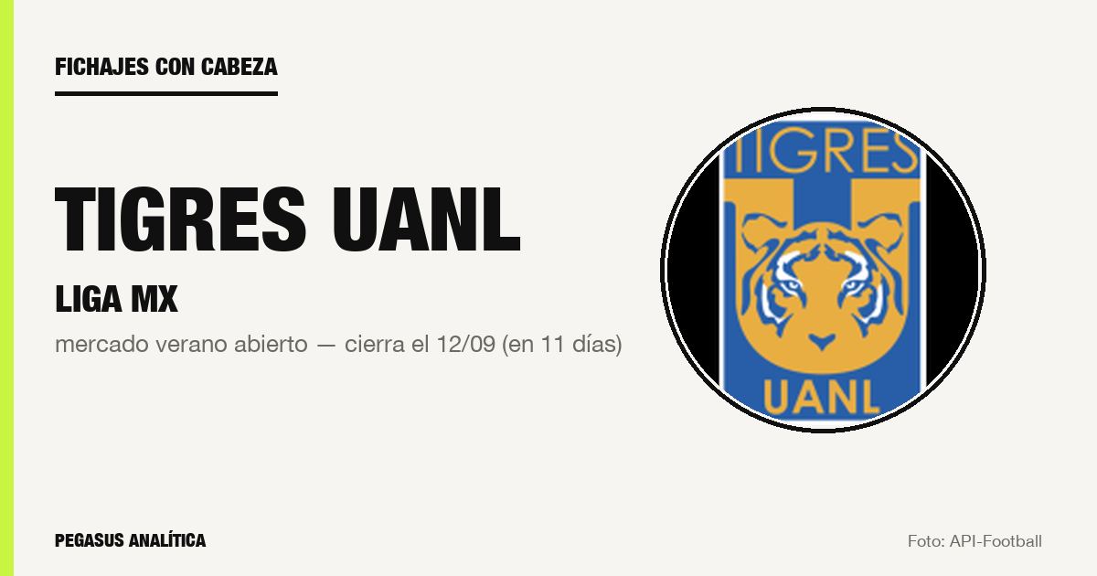Fichajes con cabeza: lo que Tigres UANL debería hacer en este mercado