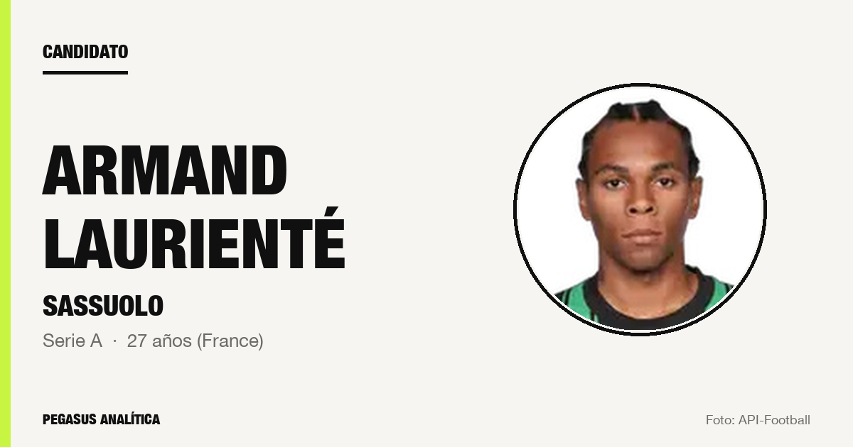 Candidato: Armand Laurienté (Sassuolo)