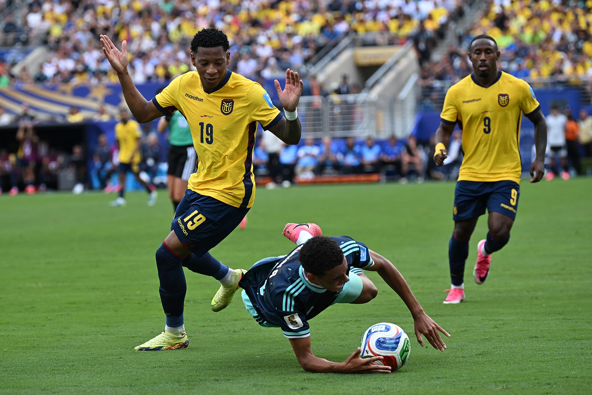Nadiem Amiri en acción. Foto: YantsImages (CC BY-SA 4.0), junio 2026, vía Wikimedia Commons