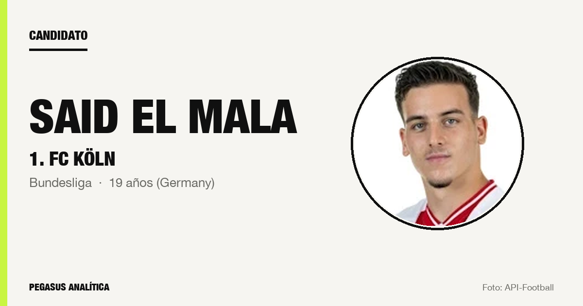 Candidato: Said El Mala (1. FC Köln)