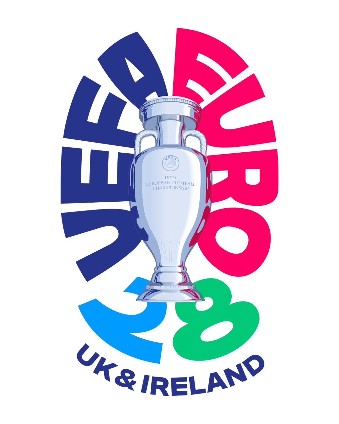 La UEFA revela la identidad visual de la Euro 2028: el diseño que define un torneo histórico